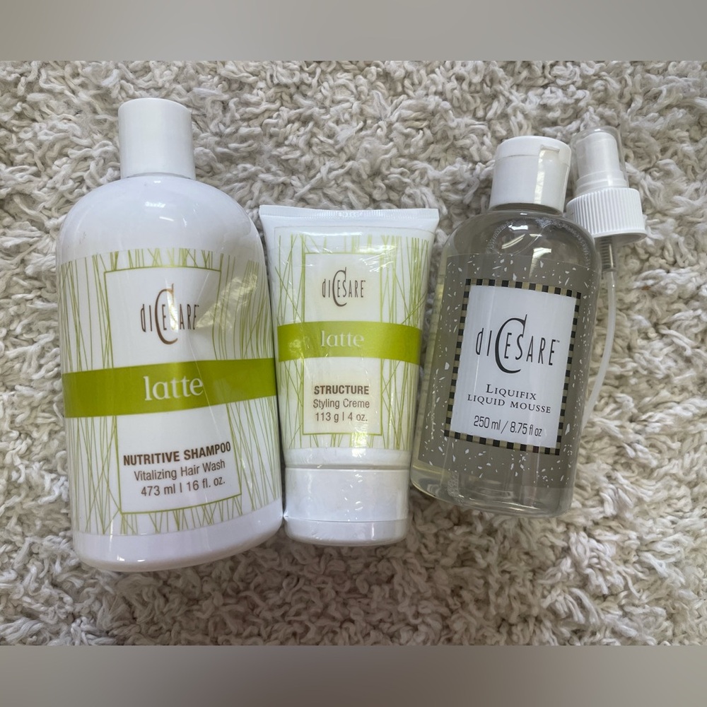 DiCesare Hair Care Bundle (Shampoo, Conditioner, Styling Cream, Musse) RARE - Picture 3 of 13
